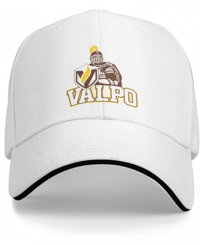 Valparaiso University Unisex Classic Hat Adjustable Fashion Casquette for Men Women White $8.10 Baseball Caps