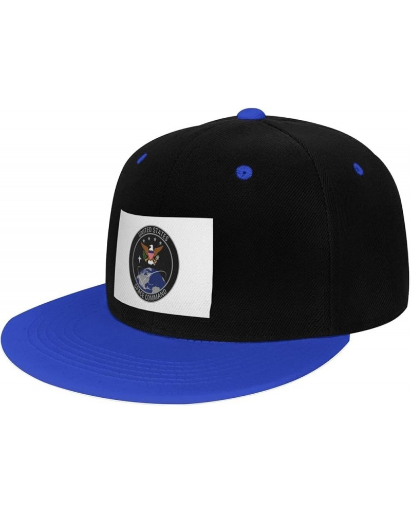 Flag of The United States Space Command Snapback Hat for Men Women Baseball Cap Trucker Flat Bill Hats Dad Caps Blue $13.57 B...