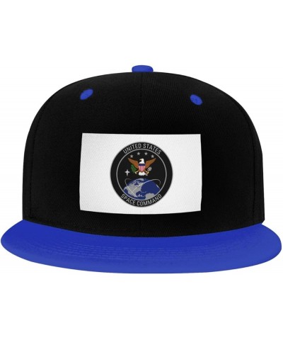 Flag of The United States Space Command Snapback Hat for Men Women Baseball Cap Trucker Flat Bill Hats Dad Caps Blue $13.57 B...