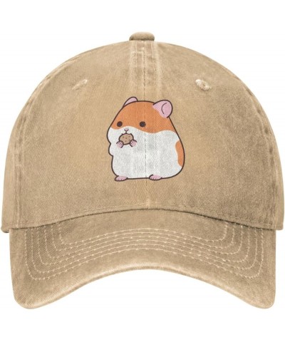 Cute Hamster Denim Trucker Hat Baseball Cap for Men Or Women Cowboy Black Natural $18.58 Baseball Caps