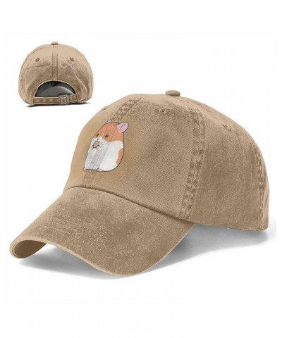 Cute Hamster Denim Trucker Hat Baseball Cap for Men Or Women Cowboy Black Natural $18.58 Baseball Caps