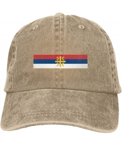 Flag of The Serbian Orthodox Church Baseball Cap for Men Women Hats Adjustable Vintage Cowboy Hat Sun Hat Natural $9.30 Cowbo...