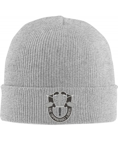 Us Army Special Forces Cozy Knitted Hat for Winter - Warm Comfort Black Gray $12.47 Skullies & Beanies