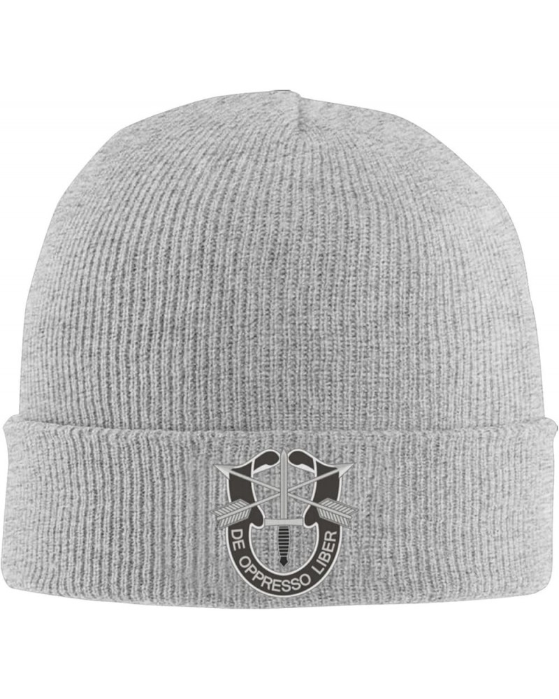 Us Army Special Forces Cozy Knitted Hat for Winter - Warm Comfort Black Gray $12.47 Skullies & Beanies