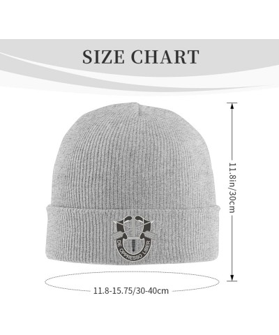 Us Army Special Forces Cozy Knitted Hat for Winter - Warm Comfort Black Gray $12.47 Skullies & Beanies