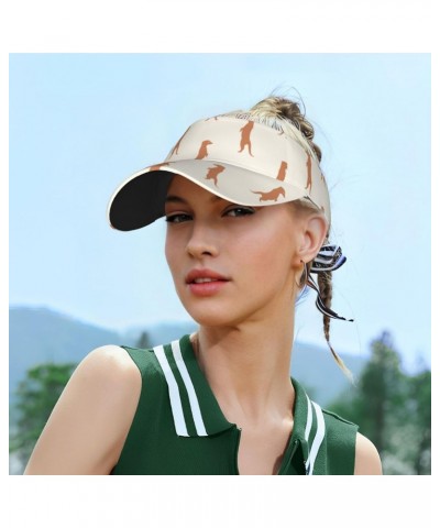 Sun Visor Caps Cute Meerkat Lightweight Hat Seaside Vacations Adjustable Sun Protection Visors for Women Men $11.02 Visors