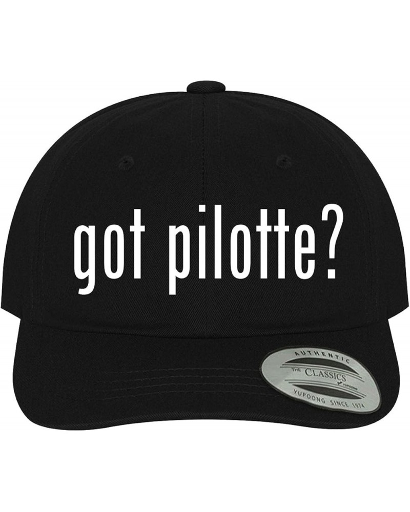 got Pilotte? - Soft Dad Hat Baseball Cap Black $20.48 Baseball Caps