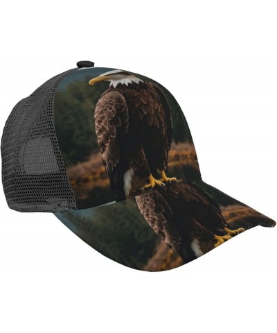 Animal Rhino Print Baseball Cap Trucker Hat Mesh Trucker Cap Adjustable Baseball Hat for Men Or Women Summer Flying Eagle $14...