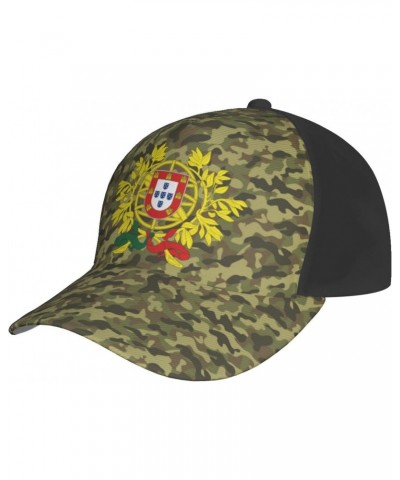 Coat of Arms of Portugal Cap Tucker Hat Adjustable Sports Baseball Caps3 Black $13.74 Baseball Caps