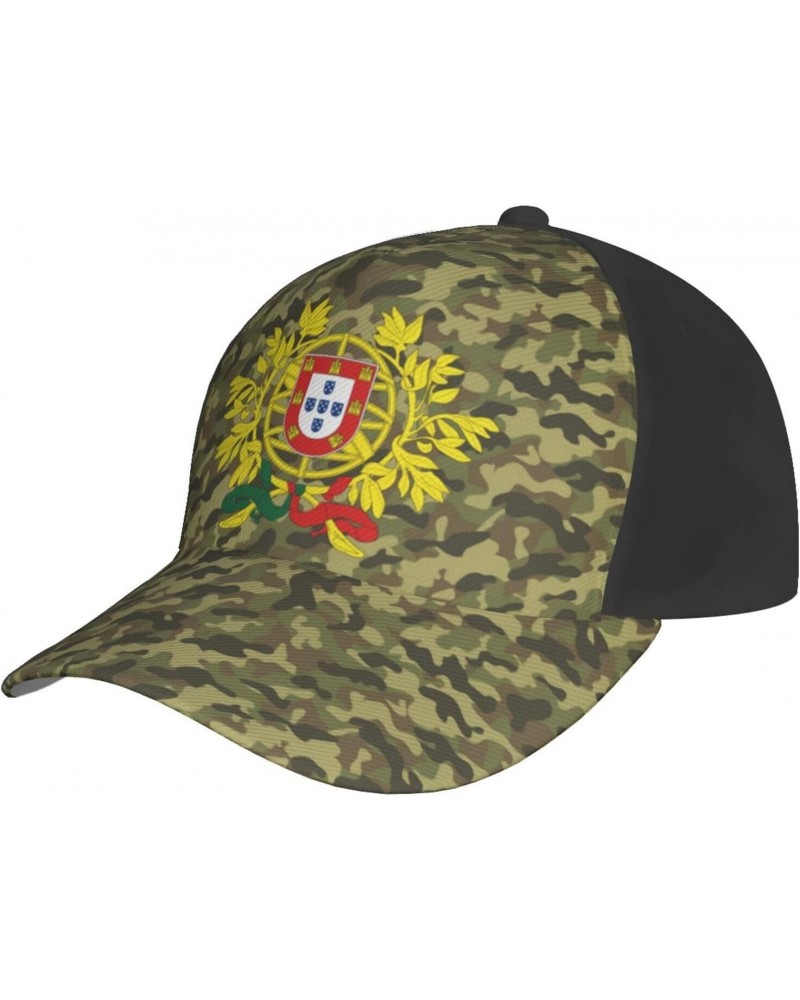 Coat of Arms of Portugal Cap Tucker Hat Adjustable Sports Baseball Caps3 Black $13.74 Baseball Caps