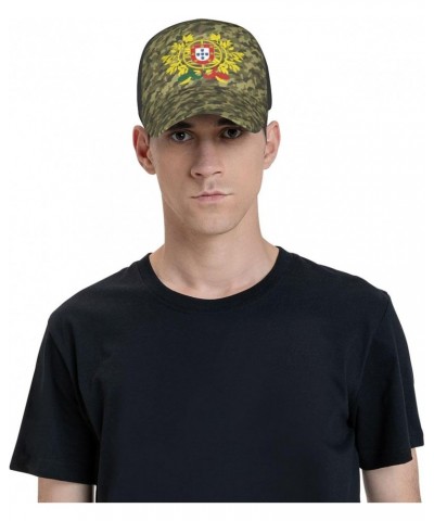 Coat of Arms of Portugal Cap Tucker Hat Adjustable Sports Baseball Caps3 Black $13.74 Baseball Caps