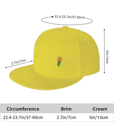 Heartbeat Swinger Upside Down Pineapple Gifts for Women Men Baseball Hats for Men Trucker Hat Baseball Cap Men Dad Hat Yellow...