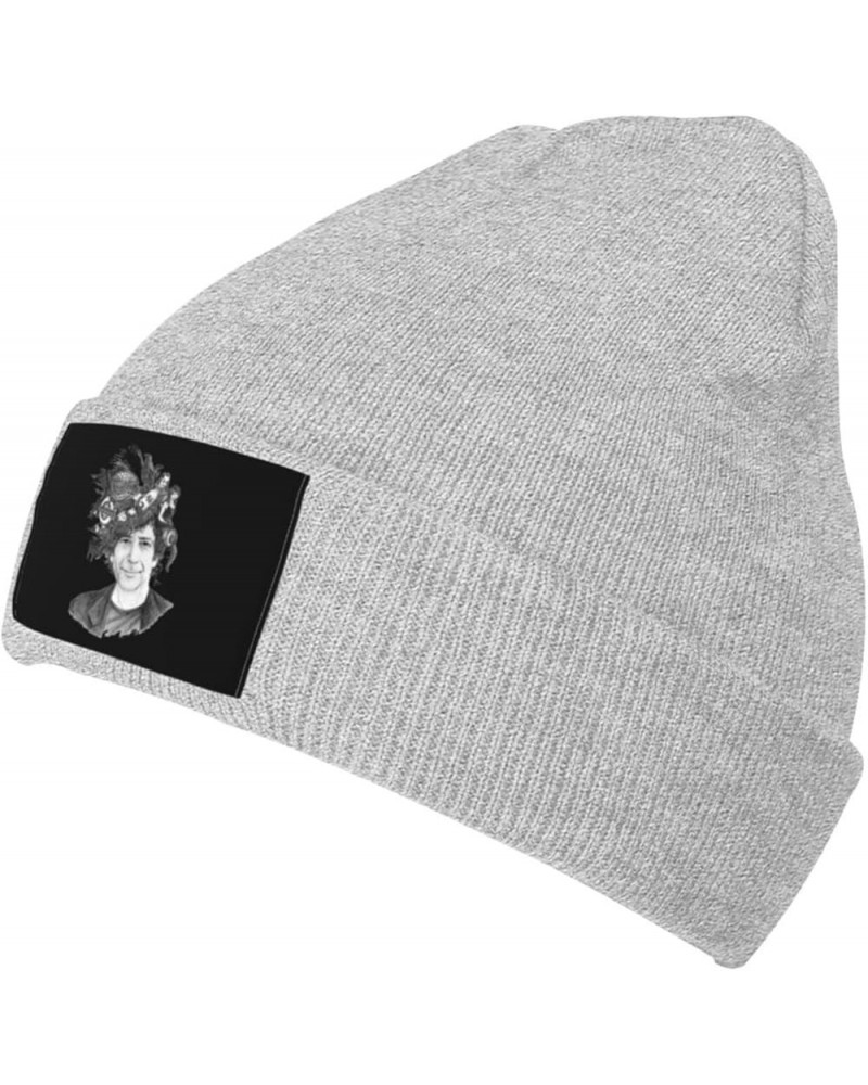 Neil Gaiman Beanie Hat for Women and Men Winter Ski Hats Knit Hat Cuffed Skull Cap Black Gray $11.85 Skullies & Beanies