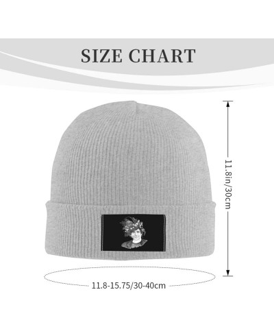 Neil Gaiman Beanie Hat for Women and Men Winter Ski Hats Knit Hat Cuffed Skull Cap Black Gray $11.85 Skullies & Beanies