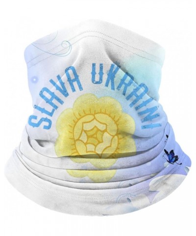 Slava ukraini! Face Mask for Men and Women, Reusable Winter Neck Warmer Windproof ​Bandana ​for Sports As Shown $8.31 Balaclavas