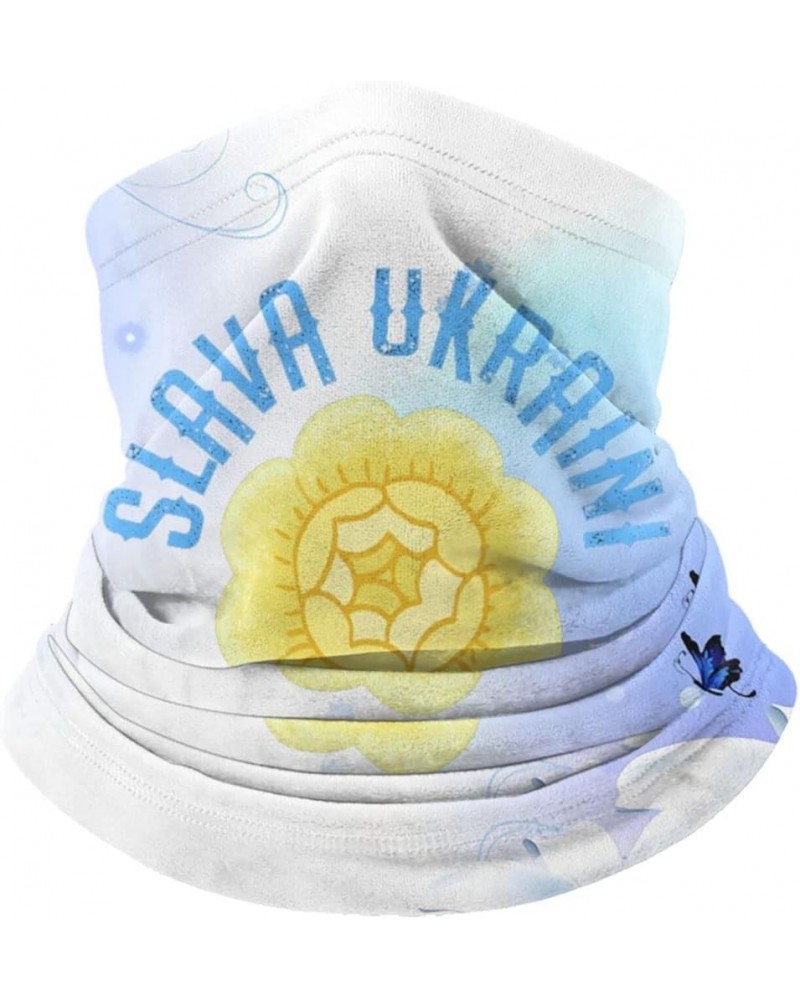 Slava ukraini! Face Mask for Men and Women, Reusable Winter Neck Warmer Windproof ​Bandana ​for Sports As Shown $8.31 Balaclavas