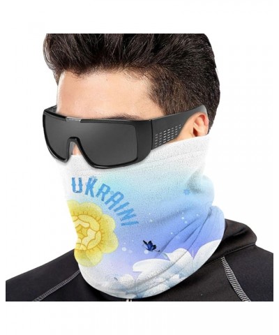 Slava ukraini! Face Mask for Men and Women, Reusable Winter Neck Warmer Windproof ​Bandana ​for Sports As Shown $8.31 Balaclavas