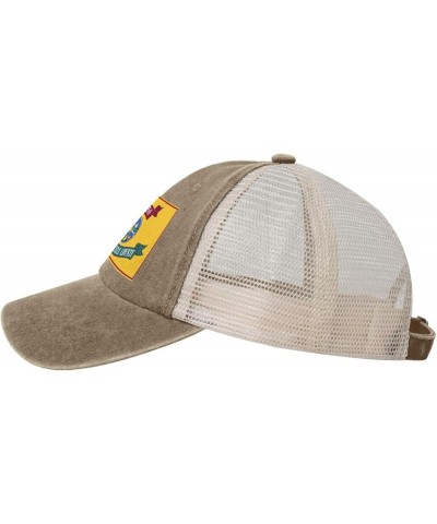 Flag of Santa Barbara County, California Baseball Cap for Women Mens Hats Retro Mesh Caps Dad Hat Natural $9.34 Baseball Caps