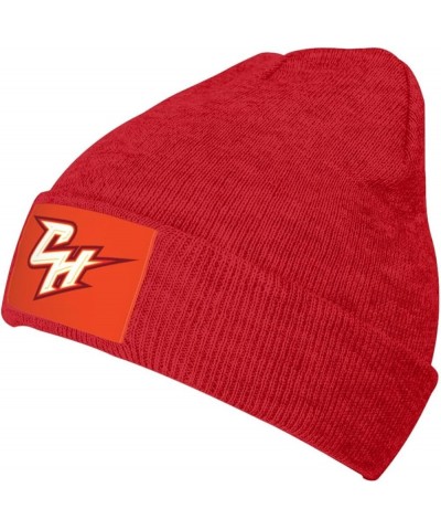 Chestnut Hill College Logo Classic Warm Winter Knit Cap Fleece Lined Beanie Hat Red $11.65 Skullies & Beanies