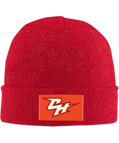 Chestnut Hill College Logo Classic Warm Winter Knit Cap Fleece Lined Beanie Hat Red $11.65 Skullies & Beanies