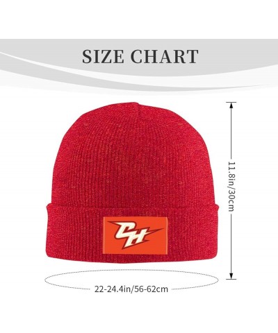 Chestnut Hill College Logo Classic Warm Winter Knit Cap Fleece Lined Beanie Hat Red $11.65 Skullies & Beanies