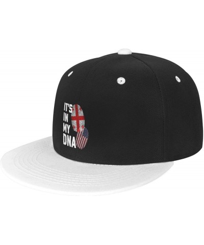 Georgia It's in My DNA Baseball Cap for Men Women Snapback Hat Adjustable Flat Bill Hats White $14.34 Baseball Caps