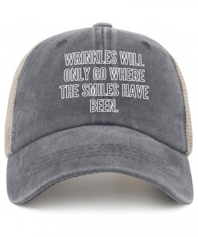 Hat for Womens Fashion Inspirational Quote Tennis Hat Womens AllBlack Cap Retro Unique Gifts for New Job Gray01 $9.88 Skullie...