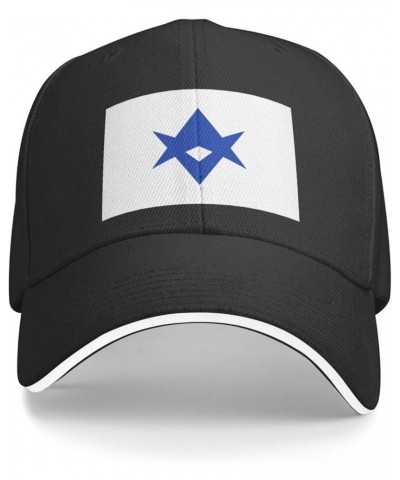 Flag of Toyota Aichi Sandwich Hat Adjustable Baseball Cap Black Black $13.24 Baseball Caps