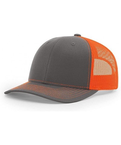 unisex-adult mens Shape Mid-pro Charcoal/Neon Orange $10.07 Baseball Caps