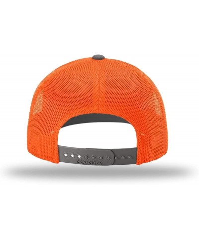 unisex-adult mens Shape Mid-pro Charcoal/Neon Orange $10.07 Baseball Caps