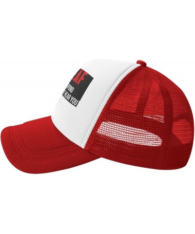 I Am Deaf If I Dont Respond Its Because I Cant Hear You Trucker Hat Women Mesh Baseball Cap Sun Hat Men Dad Hat Black Red $10...