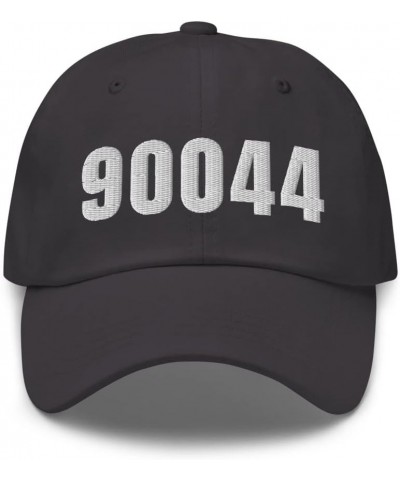 Zip Code 90044 Hat Los Angeles California CA Dad Cap Embroidered Dad Hat Baseball Cap with Adjustable Buckle Strap Dark Grey ...