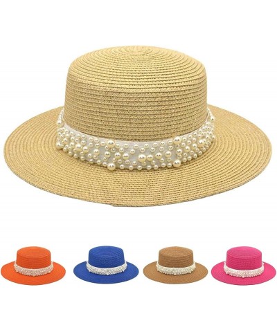 Womens/Boater Hat Foldable Beach Sun/Hat Sun Upf50 Travel Foldable Brim Summer Sun Hat Hot Pink $7.14 Sun Hats