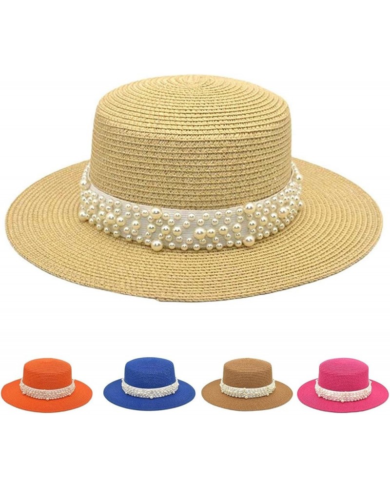 Womens/Boater Hat Foldable Beach Sun/Hat Sun Upf50 Travel Foldable Brim Summer Sun Hat Hot Pink $7.14 Sun Hats