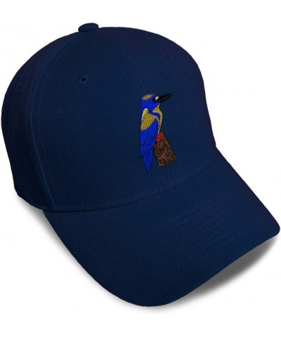 Baseball Cap Animal Wildlife Bird Azure Kingfisher Hats for Men & Women Navy Design Only $14.03 Baseball Caps