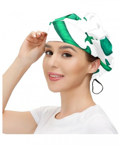 Adjustable Working Caps, Elastic Bandage Tie Back Hats, Cover Hair Bouffant Hats with Sweatband 13 Chile Pepper (2) $11.59 Ba...