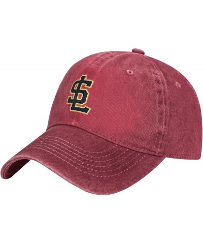 Salt Lake Bees Cowboy Hats，Unisex Adjustable for Hat Baseball Cap Casquette Red $10.99 Cowboy Hats