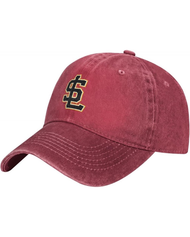 Salt Lake Bees Cowboy Hats，Unisex Adjustable for Hat Baseball Cap Casquette Red $10.99 Cowboy Hats