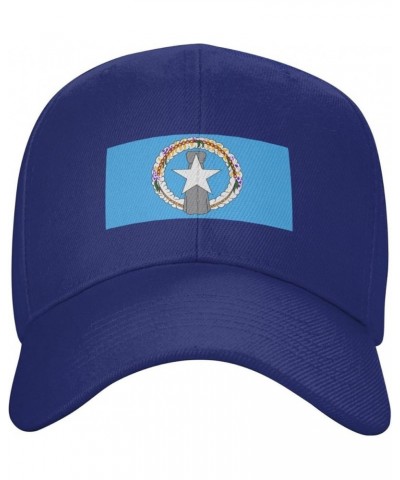 Flag of The Northern Mariana Islands (1976-1989) Baseball Cap for Men Women Dad Hat Classic Adjustable Golf Hats Blue $10.28 ...