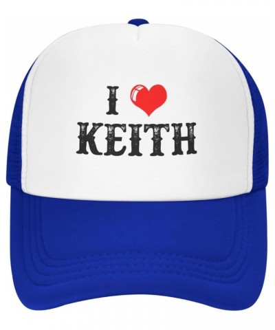 Should Have Been A Cowboy Hats I Love Keith hat & Funny Cycling Hat & Gifts Baseball Hats and Blue $13.79 Cowboy Hats