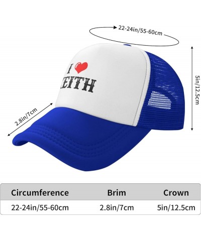 Should Have Been A Cowboy Hats I Love Keith hat & Funny Cycling Hat & Gifts Baseball Hats and Blue $13.79 Cowboy Hats