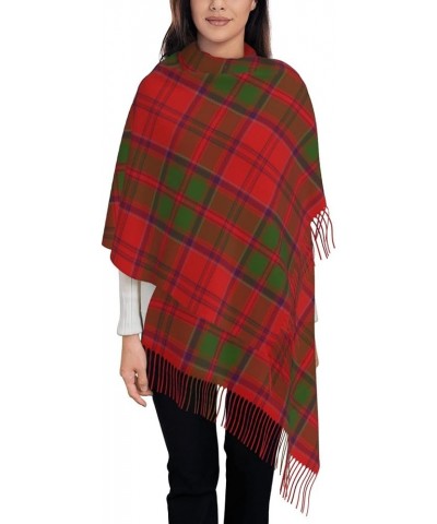 Women's Scarf Shawl, Soft Faux Cashmere Tassel Scarf, Winter Warm Plaid Scarf Gift 1 $10.80 Scarves