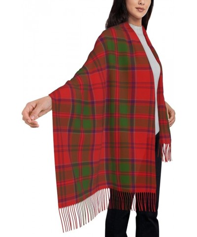 Women's Scarf Shawl, Soft Faux Cashmere Tassel Scarf, Winter Warm Plaid Scarf Gift 1 $10.80 Scarves