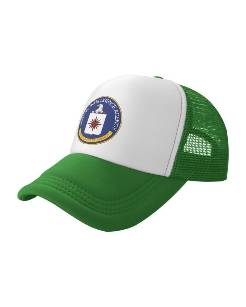 Central-Intelligence-Agency-CIA Flag-Trucker Hats Denim Hats Cowboy Knit hat Baseball Caps Fisherman's hat Green $13.36 Baseb...