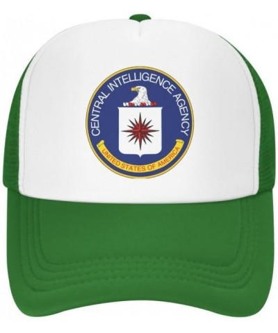 Central-Intelligence-Agency-CIA Flag-Trucker Hats Denim Hats Cowboy Knit hat Baseball Caps Fisherman's hat Green $13.36 Baseb...