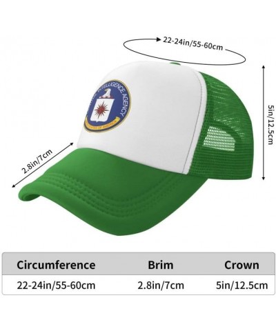 Central-Intelligence-Agency-CIA Flag-Trucker Hats Denim Hats Cowboy Knit hat Baseball Caps Fisherman's hat Green $13.36 Baseb...