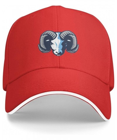 Uri University of Rhode Island Rams Sandwich Cap Unisex Classic Baseball Capunisex Adjustable Casquette Dad Hat Red $13.74 Ba...