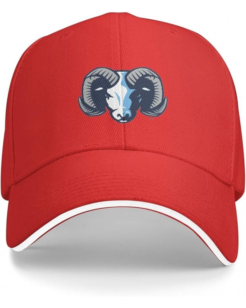 Uri University of Rhode Island Rams Sandwich Cap Unisex Classic Baseball Capunisex Adjustable Casquette Dad Hat Red $13.74 Ba...