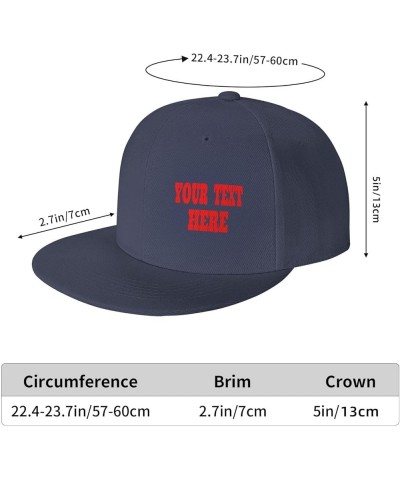 Custom Caps,Custom Picture Caps Your Design Here,Add Your Own Text and Design,Classic Mens Womens Trucker Hat Navy Blue-2 $8....