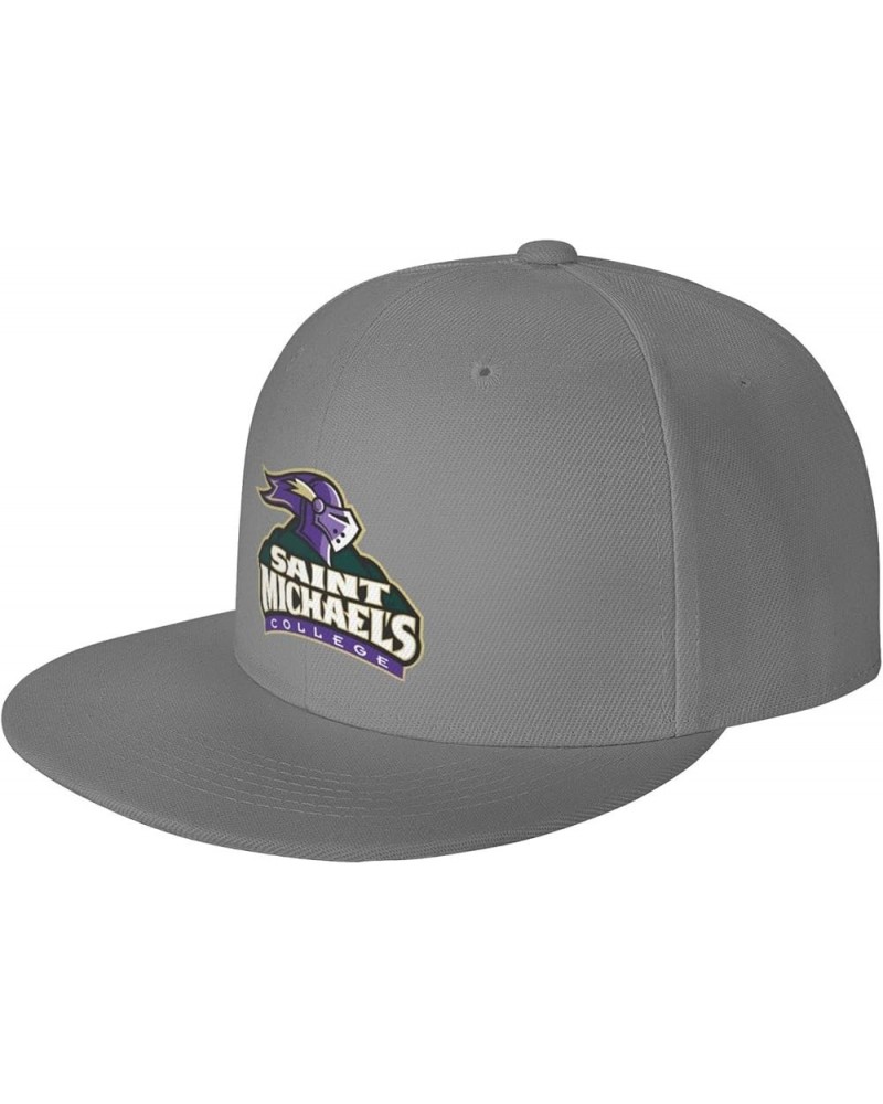 Saint Michael's College Logo Baseball Fashion for Men Trucker Sun Visor Cap Gray $12.47 Baseball Caps